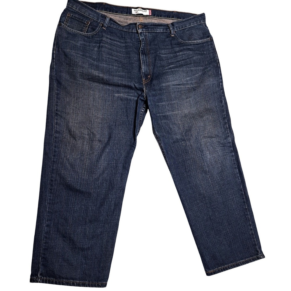 Levi Strauss 550 Relaxed‎ Fit Jeans Mens 46x29 Dark Wash Classic Workwear Denim